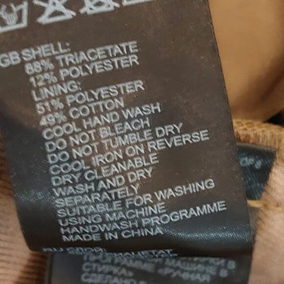 Reiss Cotton Blend Trousers Brown - Picture 5 of 6